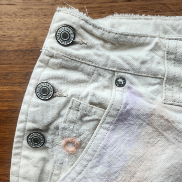 FREE PEOPLE WE THE FREE LOVE ALIVE HIGH RISE PATCHWORK BOYFRIEND JEAN SIZE 29 - Picture 7 of 16